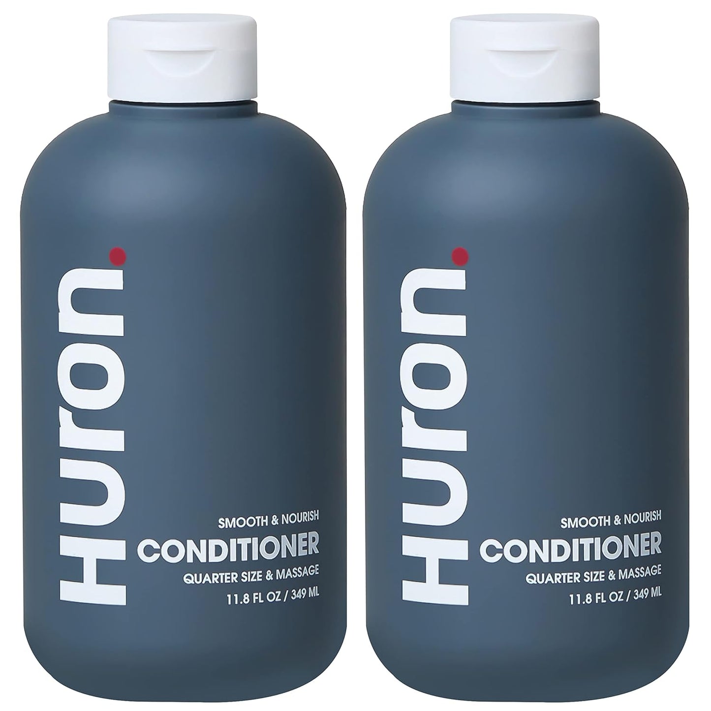 Huron Men’s Conditioner - Lightweight, Hydrating Conditioner - Eliminates Frizzy Hair, Moisturizes, & Restores Shine - Clean & Invigorating Scent - 100% Vegan Ingredients & Cruelty-Free - 11.8 Fl Oz (2 Pack)