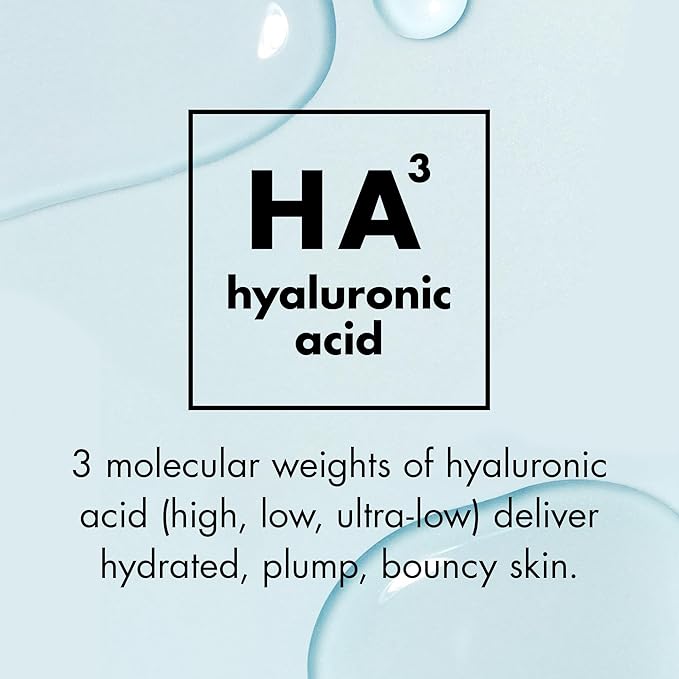 e.l.f. SKIN Holy Hydration! Triple Bounce Serum, 1.7% Hyaluronic Acid Serum For Plump, Bouncy Skin, Great For Hydrating Dry Skin