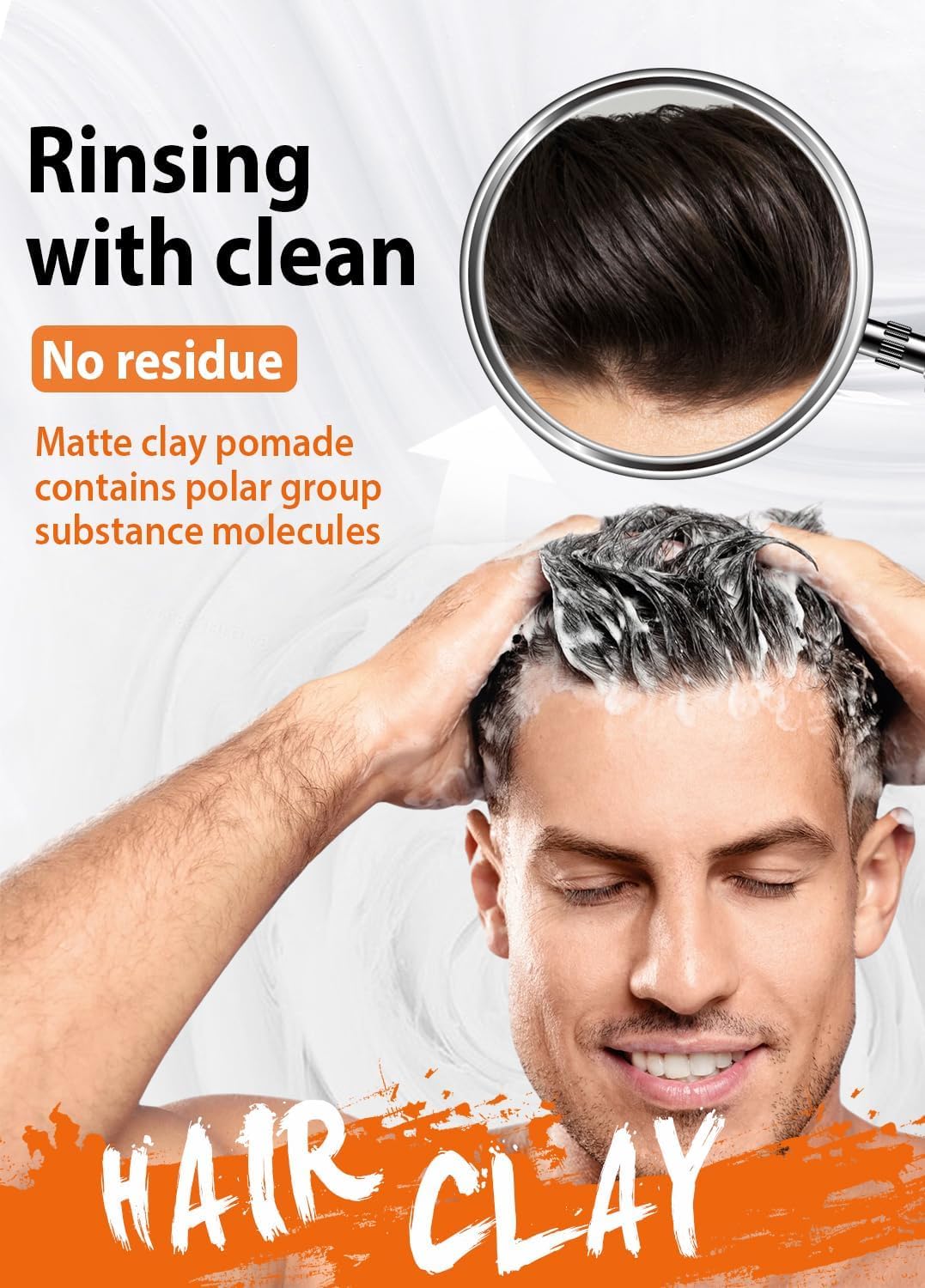 Samnyte Hair Clay, 4.2oz - Natural Hair Wax for Men with Strong Hold, Matte Texture, and Premium Scent - Hair Paste for Men for Textured, Messy and Relaxed Multiple Hairstyles