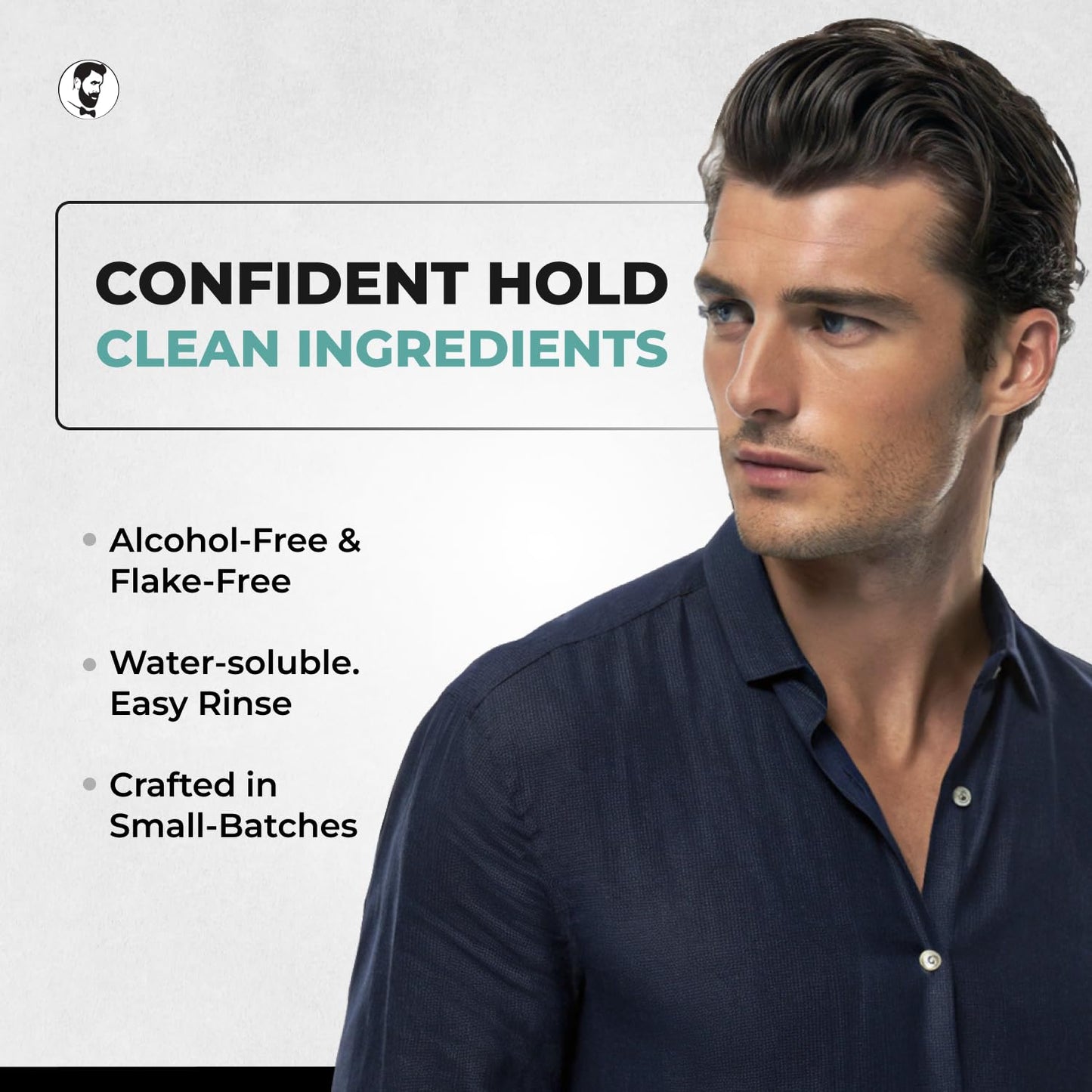 Gentlemen Republic Refined Hair Gel for Men 16oz - Professional Formula for 24 Hr Shine and Strong Hold, Humidity Resistant Styling Gel for hair, 100% Alcohol-Free and Never Flakes, Made in USA - 2pk