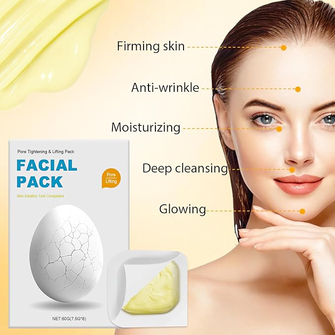 Zombie Facial Mask - Zombie Mask Skin Care, Zombie Wash Off Face Mask, Hydrating Skincare Face Mask For Smooth Skin Repair, Pore Tightening & Lifting Deep Cleansing Clay Mud Mask