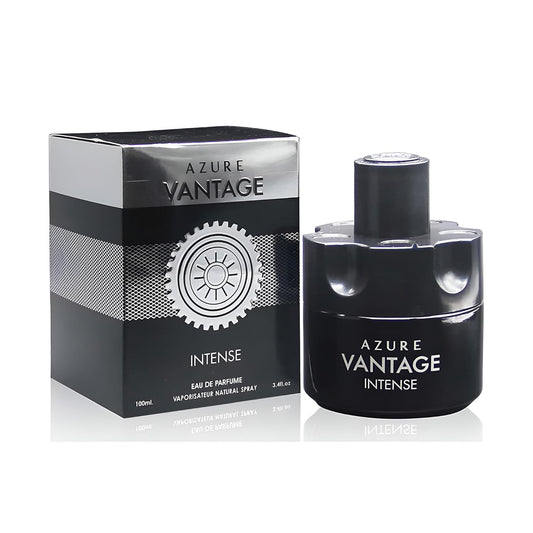 Azure Intense Sensual Woody Fragrance for Men | Long Lasting Cologne Aromatic Scent, Eau de Parfum Natural Spray - Great Holiday Gift, 3.4 Fl Oz/100 Ml