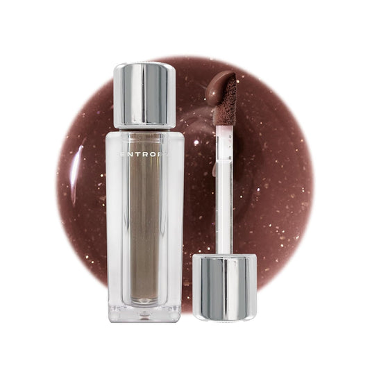ENTROPY MAKEUP Tulle Lip Gloss, Lightweight 3D Pearl Shimmer, Ultra-Gloss High Shine, Non-Sticky Moisturizing Lip Gloss with Peptide Complex, Satin