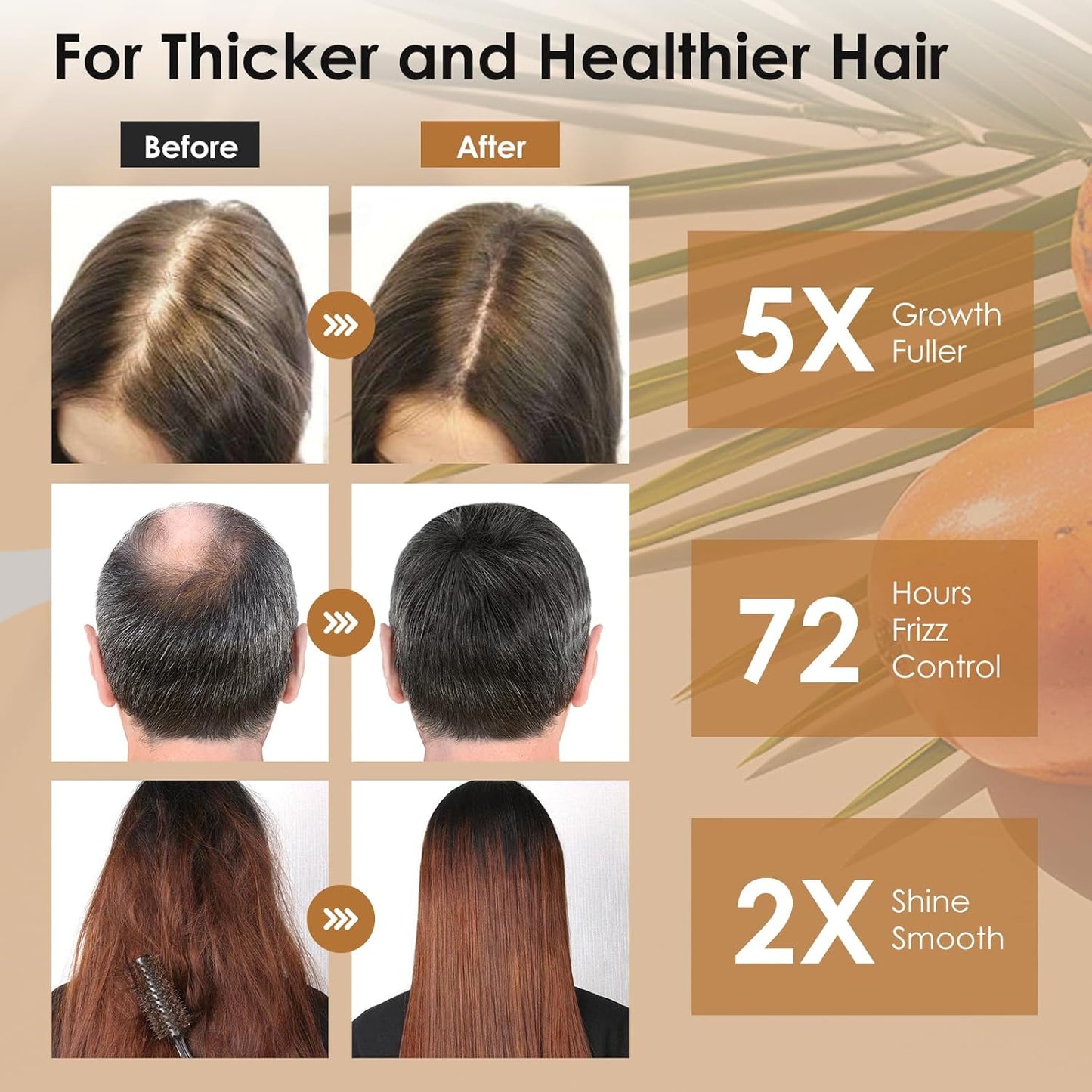 Batana Oil for Hair Growth, Dr Sebi 100% Pure Organic Natural Ingredients from Honduras Prevents Hair Loss, Enhances Thickness, Restores Dry Damaged Hair, 5.3oz