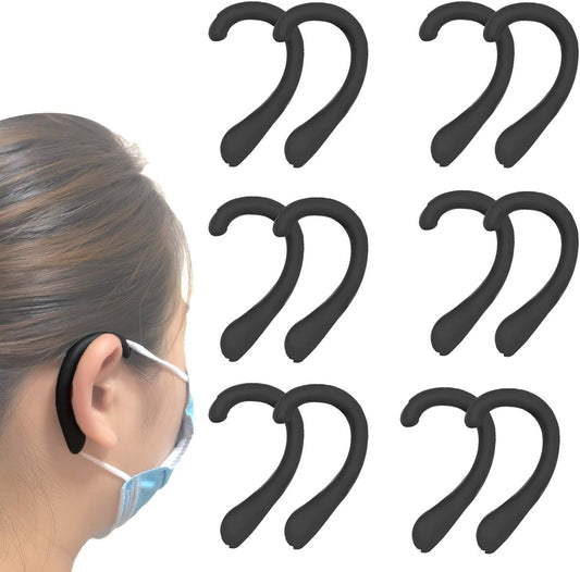 Ear Protectors Anti-Slip Silicone Soft Earloop Relieve Ear Discomfort Silicone Earmuffs