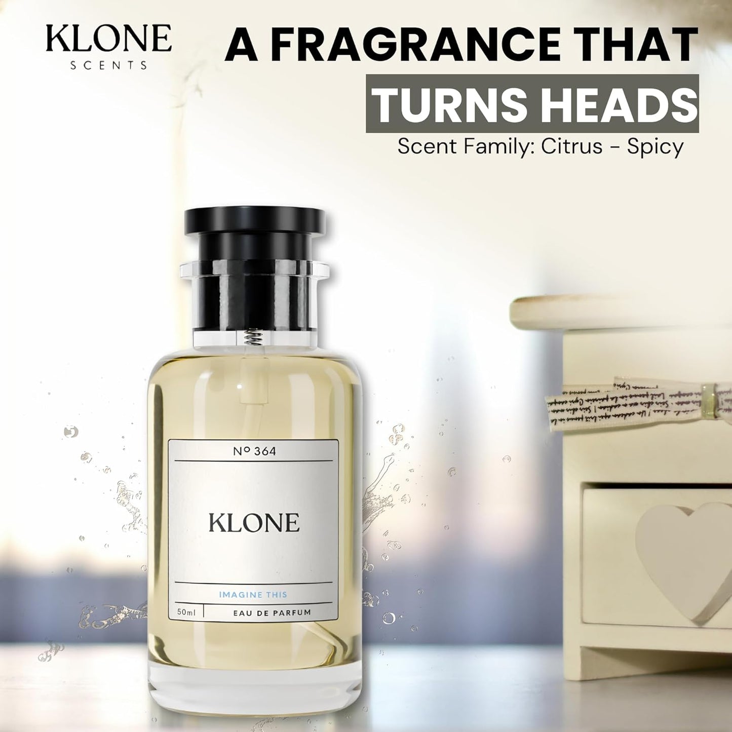 Imagine This Scents – Long-Lasting Eau de Parfum for Men & Women, Inspired by Imagination – Clean, Fresh & Uplifting Designer-Inspired Fragrance, Travel-Friendly Bottle