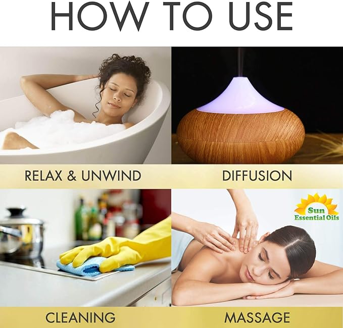 Sun Essential Oils 4 oz Bay Essential Oil - Pure Aromatherapy Oil