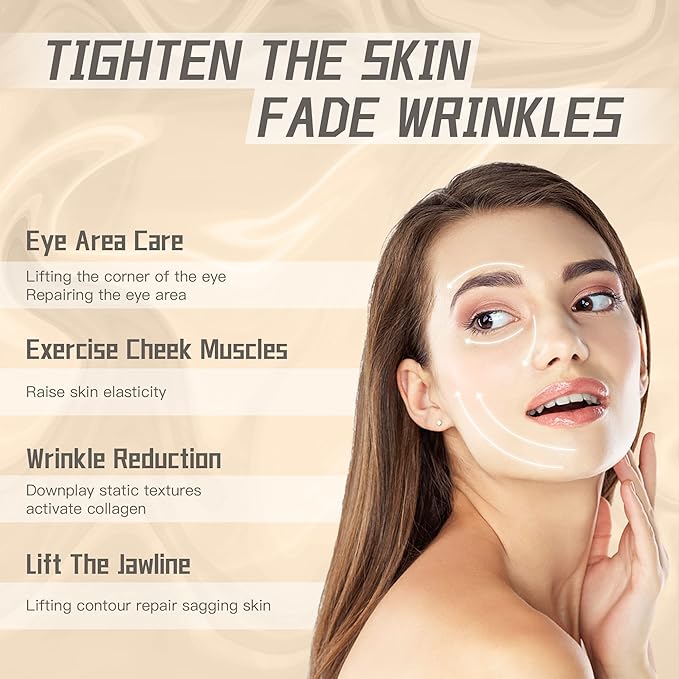 Radio Frequency Facial Machine with EMS - Anti-Aging Skin Tightening Rejuvenation Skin Care Eqipment Home Use,5 in 1 Light Therapy for Wrinkles Lifting High Frequency Face Massager.