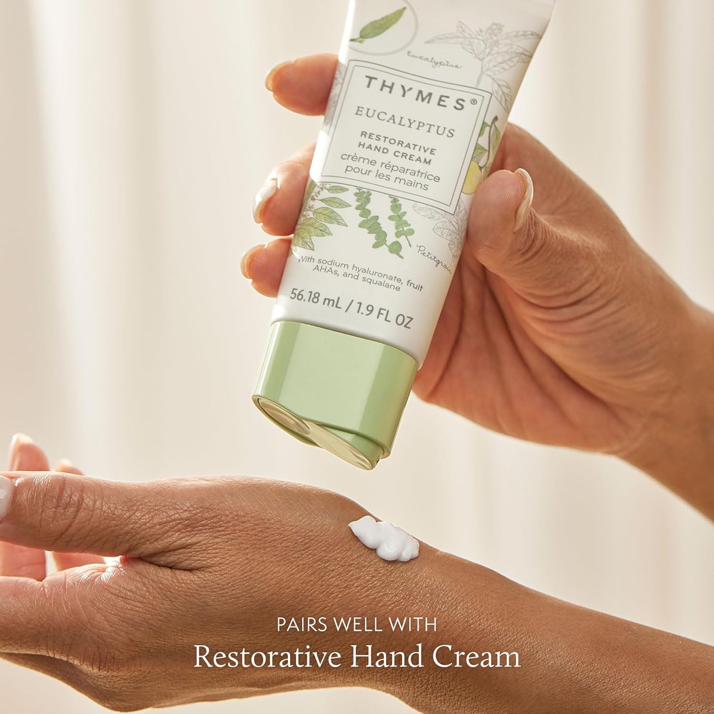 Thymes Eau De Parfum - Scented Perfumes for Women - Women's Fragrances with Notes of Eucalyptus Oil, Lemon, Petitgrain, Bergamot, Lemongrass, & Lush Fir (Eucalyptus, 1.75 fl oz)