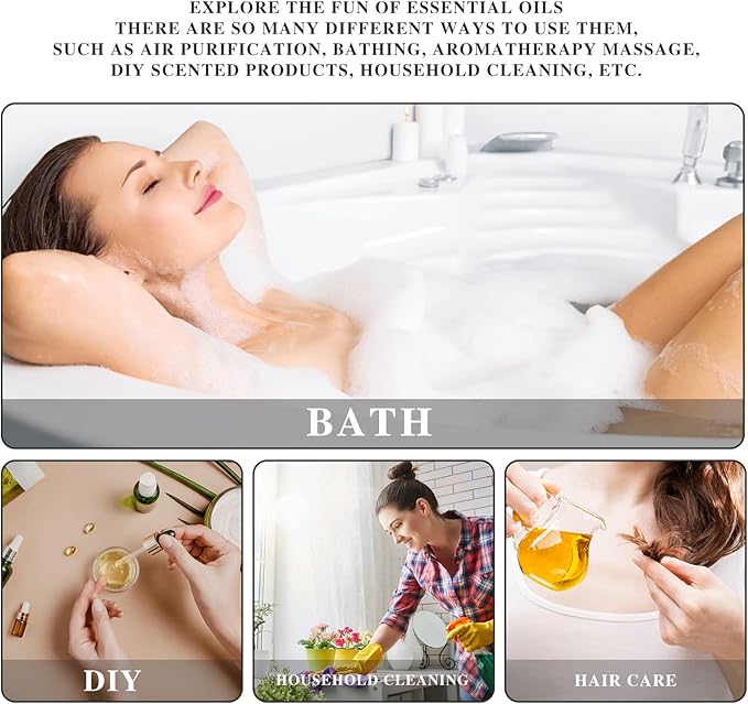 Citronella Essential Oil, MAYJAM Premium Pure Essential Oils, 3.38FL.OZ Large Volume for Soap Candle Making, Diffuser, Bedroom, Living Room, Office