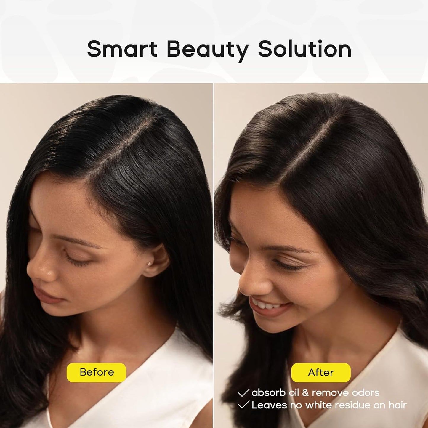 HALOVIDA Dry Shampoo for Women, Dry Scalp Shampoo Spray for Dark Hair Leaves No White Residue, Absorb Oils, Volumizing & Refresh Hair for 72 Hours, 5.07 Fl Oz