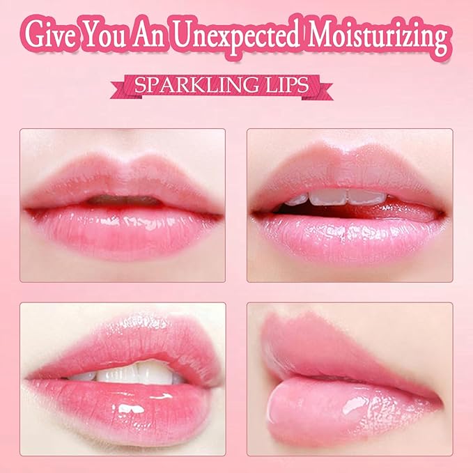 Sulily 30 Pairs Strawberry Lip Masks&Gold Dust Light Green Eye Masks,Crystal Collagen Eye Patches for Puffy Eyes,Moisturizing Cooling Skin Care Lip Eye Patches for Puffiness and Dark Circles