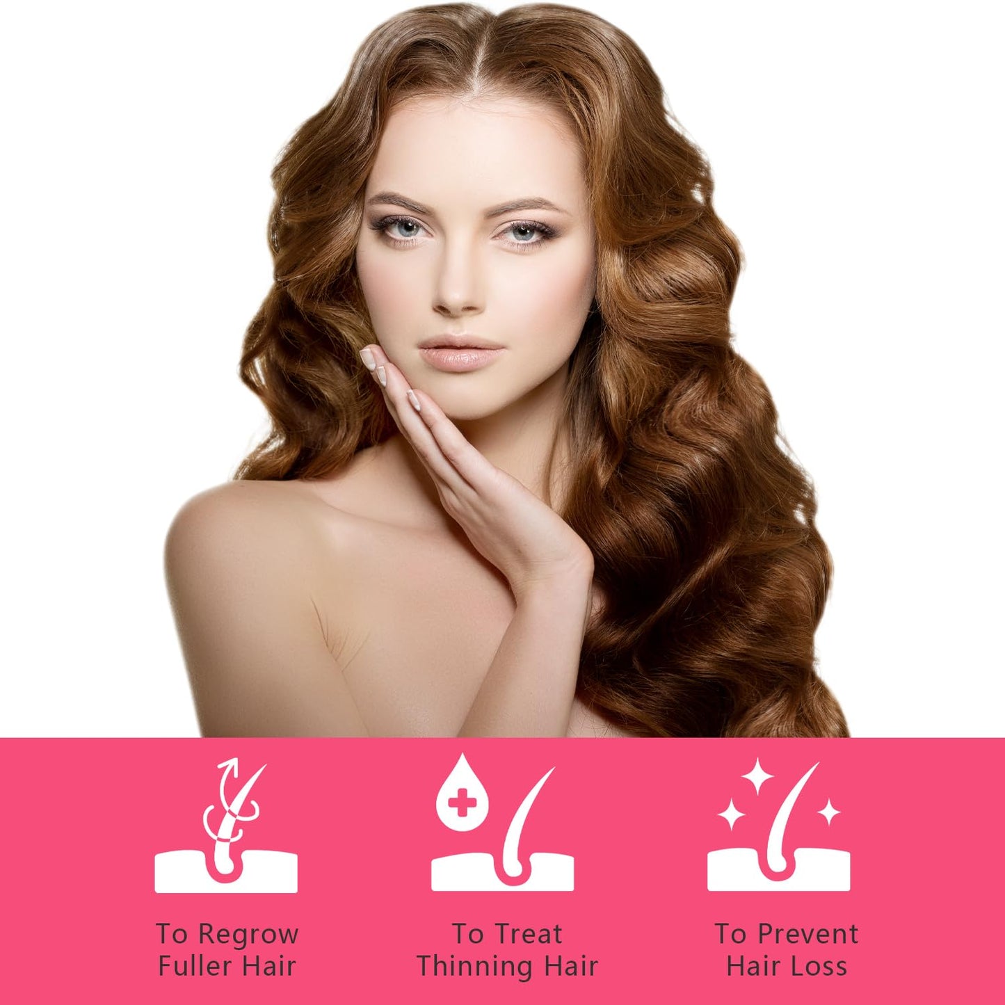 5% Minoxidil Hair Growth Foam - Men and Women Suitable for Hair Thinning Receding Hairline and Hair Loss to Hair Regrowth Get Thicker Fuller Hair for Women and Men