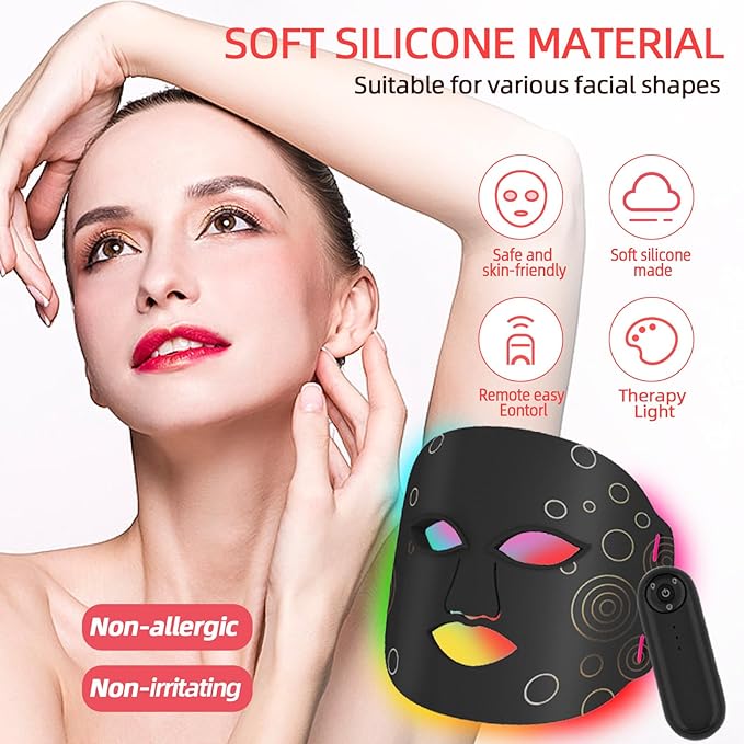 Red Light Therapy Mask FSA/HSA Eligible LED Facial Mask Light Therapy for Face Skin Care for Acne Wrinkles