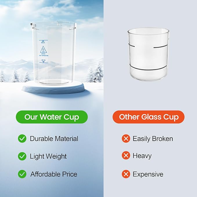 Water Jar for Facial Steamer Universal Plastic Water Cup