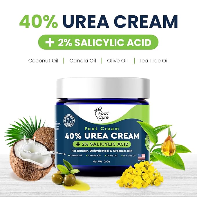 Tea Tree Oil Foot Cream - Moisturizing Athletes Foot Care For Dry Cracked Feet Cream - Heel & Callus Removal,& Tea Tree Foot Soak, Callus Remover Gel Foot File Pedicure Kit