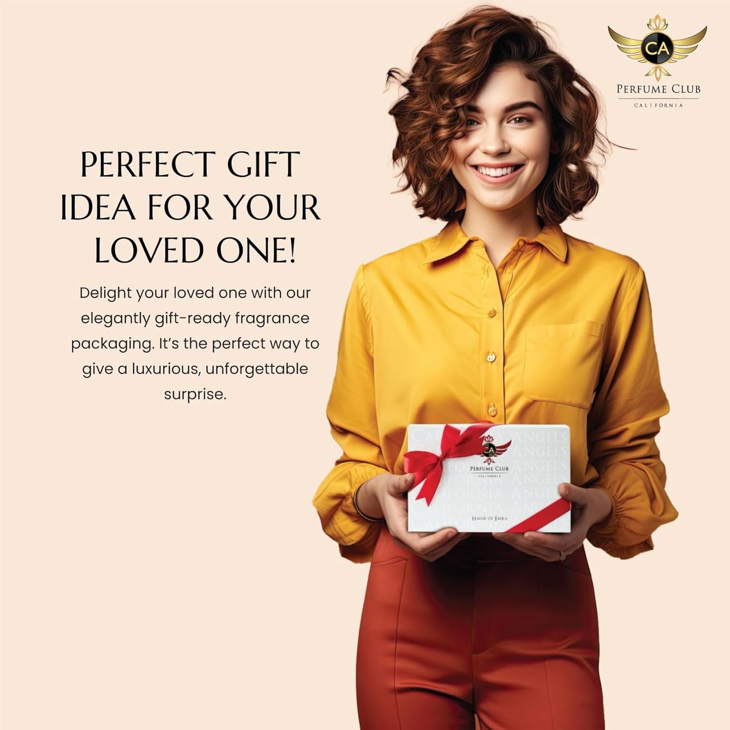 CA Perfume Amber Rouge Saffron For Women & Men Parfum Spray Bottle 3.4 Fl Oz/100ml-X1