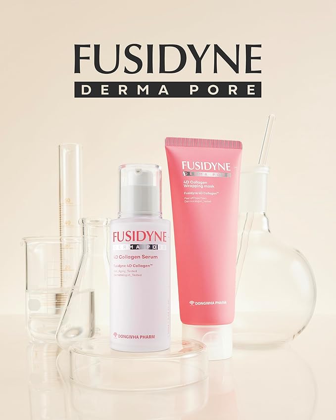 Derma Pore 4D Collagen Serum – Korean Skincare, 50ml/1.69 fl.oz | Hydrating Peptide Serum for Pore Minimizing & Radiant Skin | Korean Glass Skin Essence