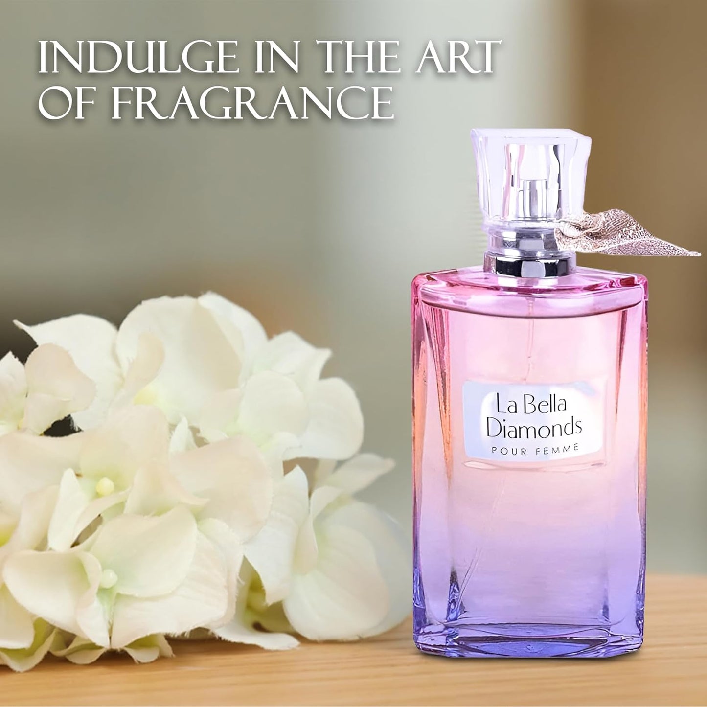 La Bella Diamond Women's Perfume, Gift for Her, Fragrance Gift for Women, Eau De Parfum Spray, Floral & Sweet Scent Beautiful Bottle 100ML for Work Days(3 Pack)