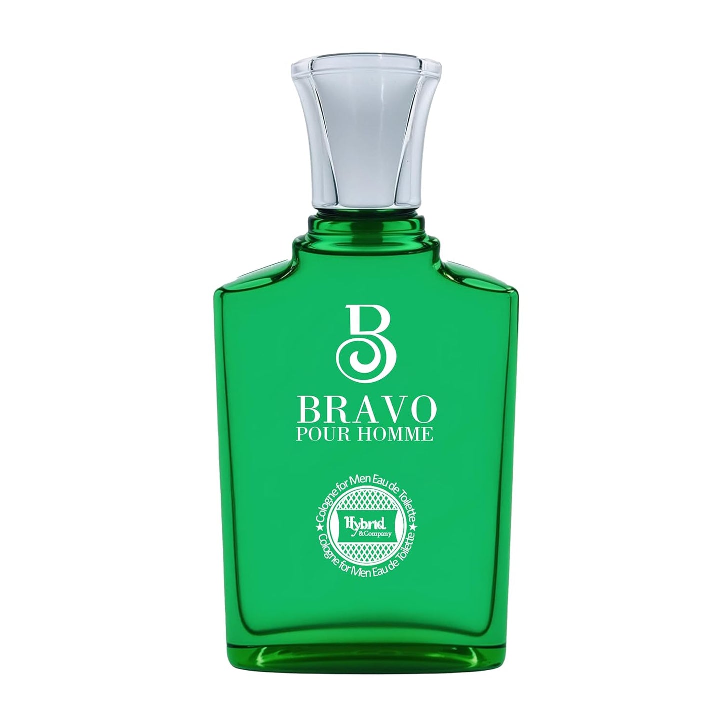 Hybrid & Company Bravo Pour Homme For Men Eau De Parfum Vaporisateur Natural Spray 3.4 Fl Oz