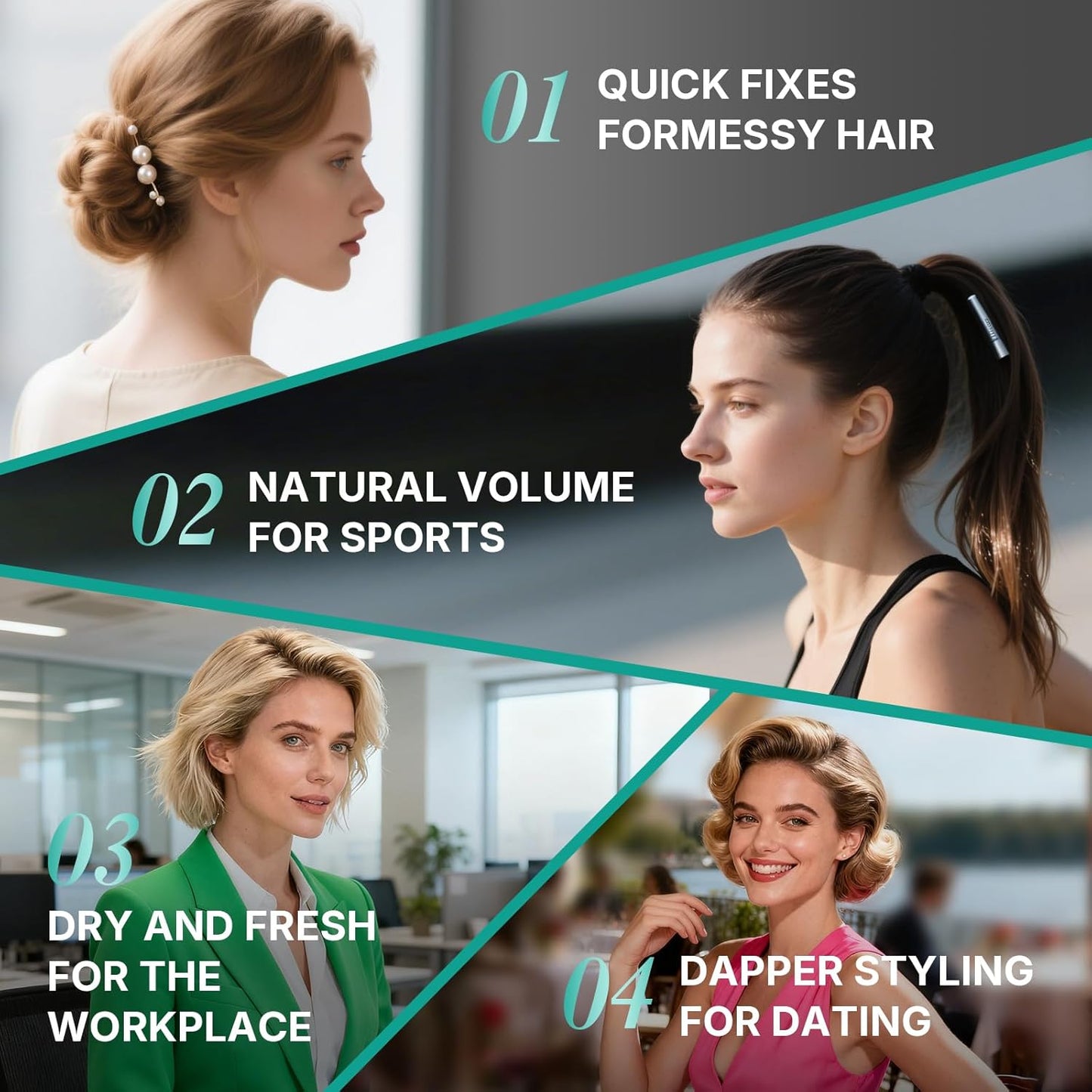 Karseell Hair Wax, Premium Hair Matte Wax for a Strong Hold Styling, for Straight, Wavy and Thick Hair Types, 3.4 Ounces