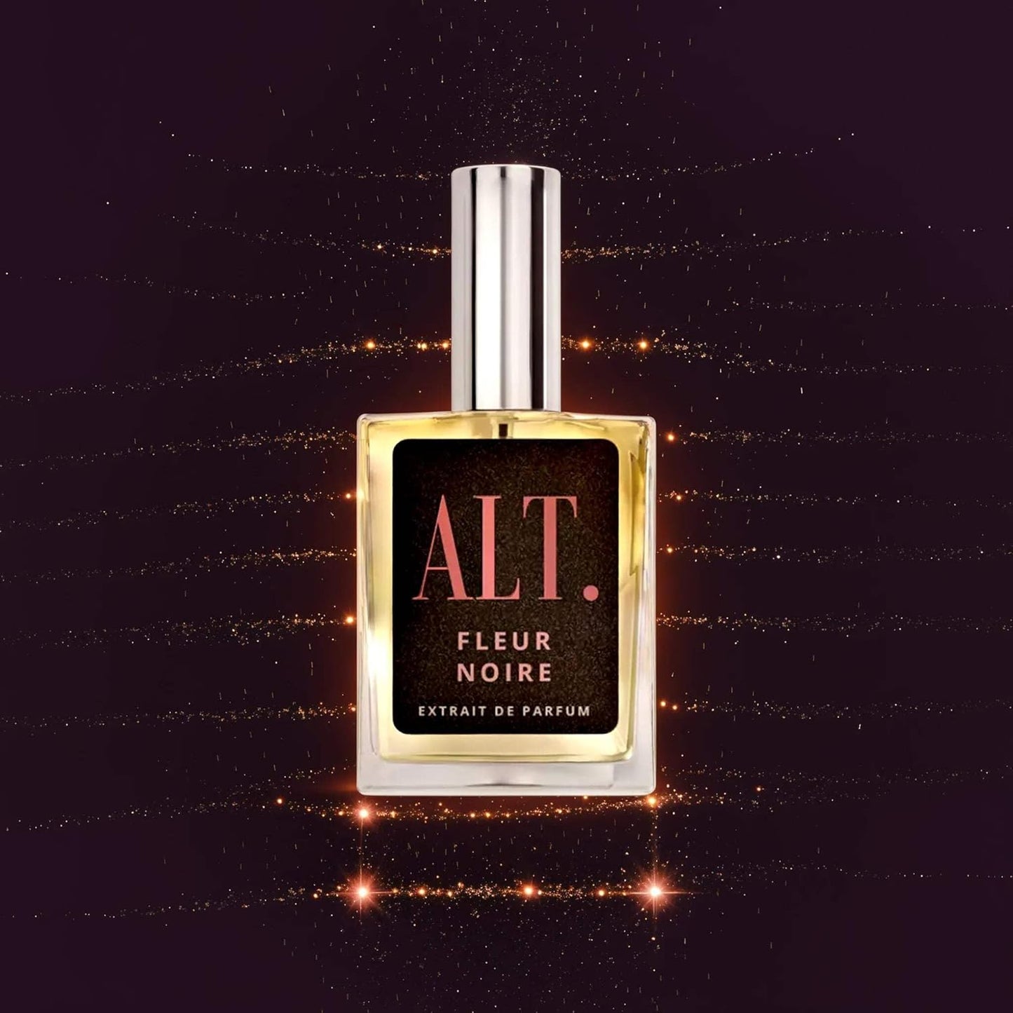 ALT. FRAGRANCES Fleur Noire 100ml Inspired by BlackOpium Extrait de Parfum Long Lasting Perfume for Women, Signature Scent Women’s Fragrance