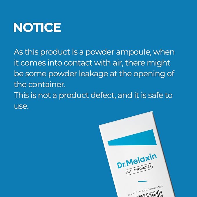 TX ampoule RX Facial ampoule