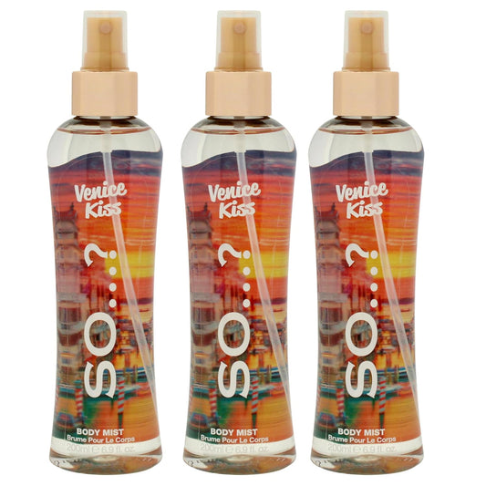 So...? Venice Kiss Body Mist for Women - 6.9 oz Body Mist - Pack of 3