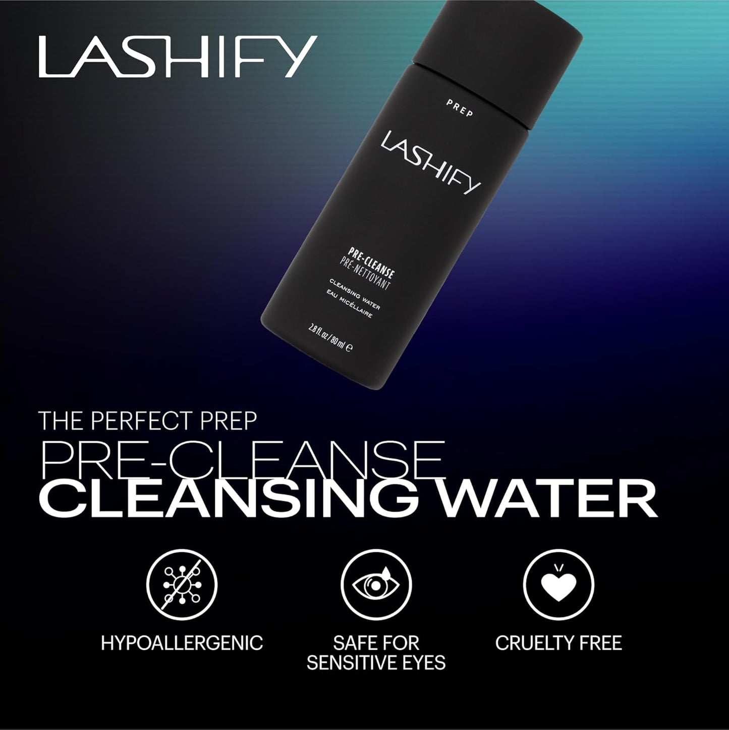 Lashify Total Treatment Bundle Set – Cleanser, Face Oil, Lip and Cheek Stick and Makeup Remover bundle
