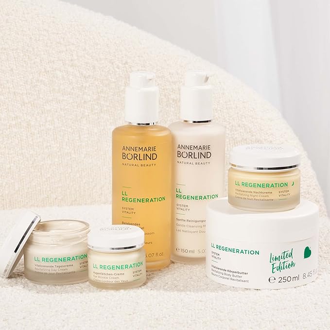 ANNEMARIE BÖRLIND – LL REGENERATION Eye Wrinkle Cream – Natural Vitamin C + E Anti Aging Eye Cream with LL BIOCOMPLEX for Smoothed, Brighter, and Plump Skin With New Elasticity – 1.1 Oz