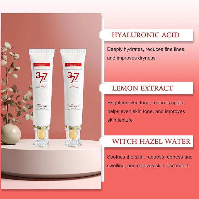 2PCS 377 Anti-Wrinkle Cream,Facial Firming Cream,377 Corrector Face Cream for All Skin,Firming Moisturizing Essence Serum for Face