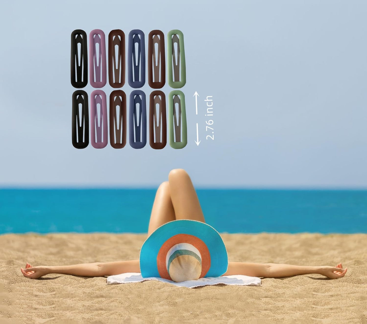 Snalp Hair Clips Decorative Styling Hair Accessories Hair Barrettes for Women and Girls 12 pcs