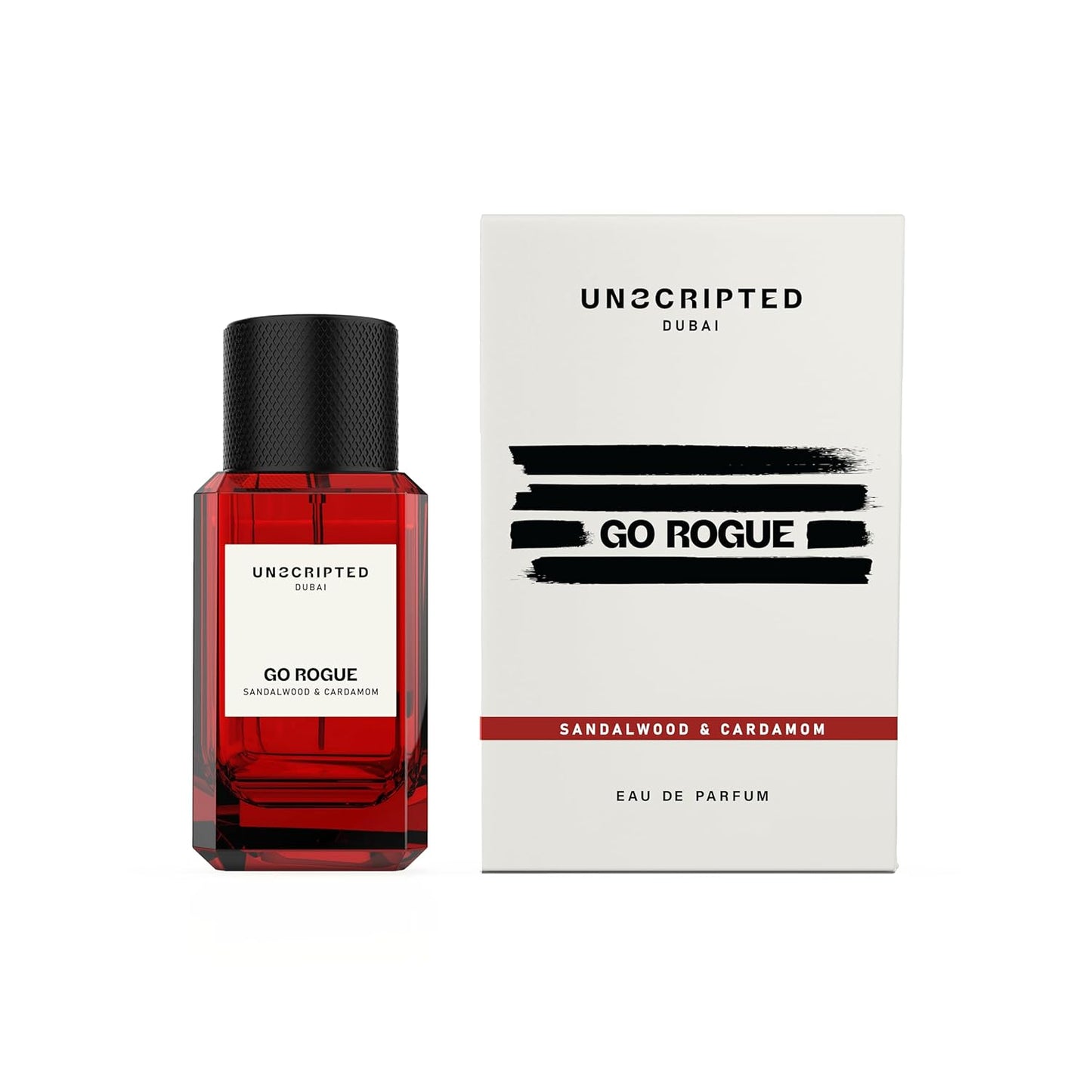 Unscripted Go Rogue - Bold and Unique Perfume for Men - Long-Lasting Men Perfume with Cardamom, Sandalwood and Vetiver for Free Spirits - 1.7 oz