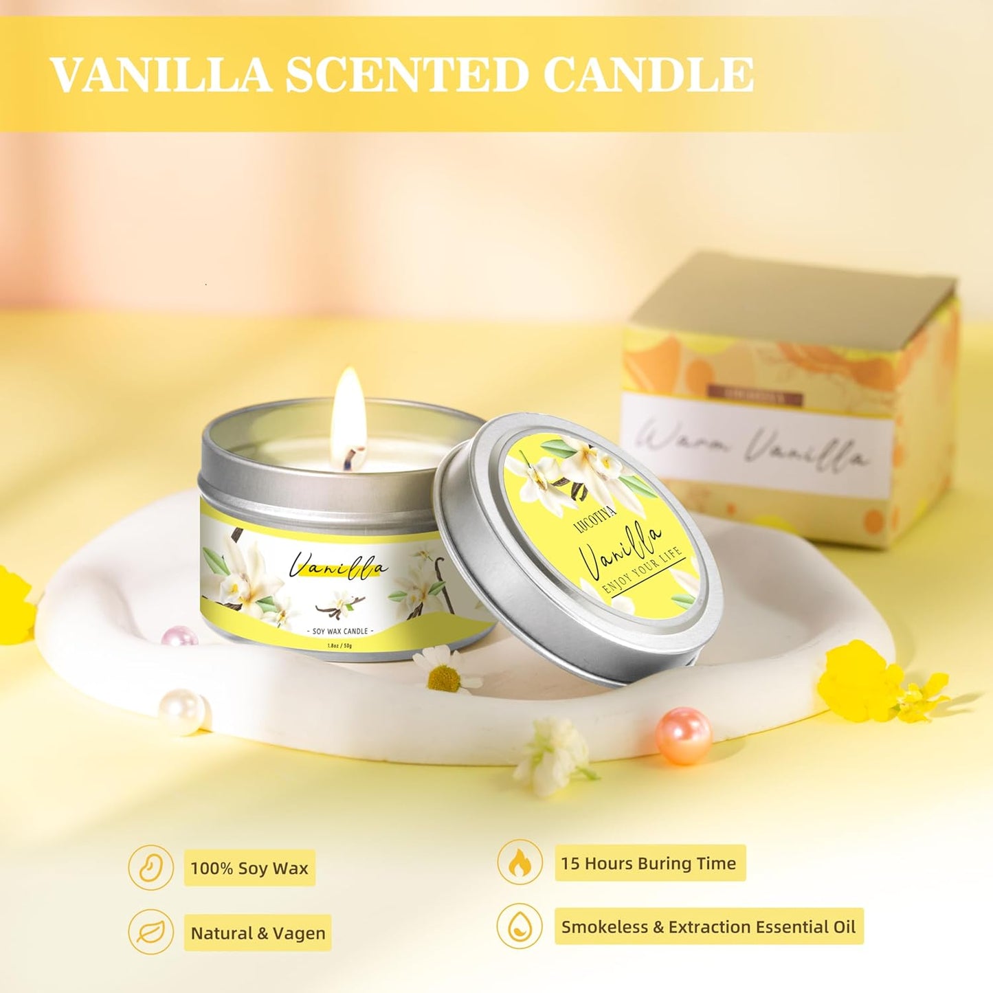 Gifts for Women, Birthday Gifts for Women, Bath and Body Gifts Set, Vanilla Spa Gift for Self Care,Thank you Relaxing Bath Sets for Mom, Girlfriend, Sister, Female Friends, Coworker