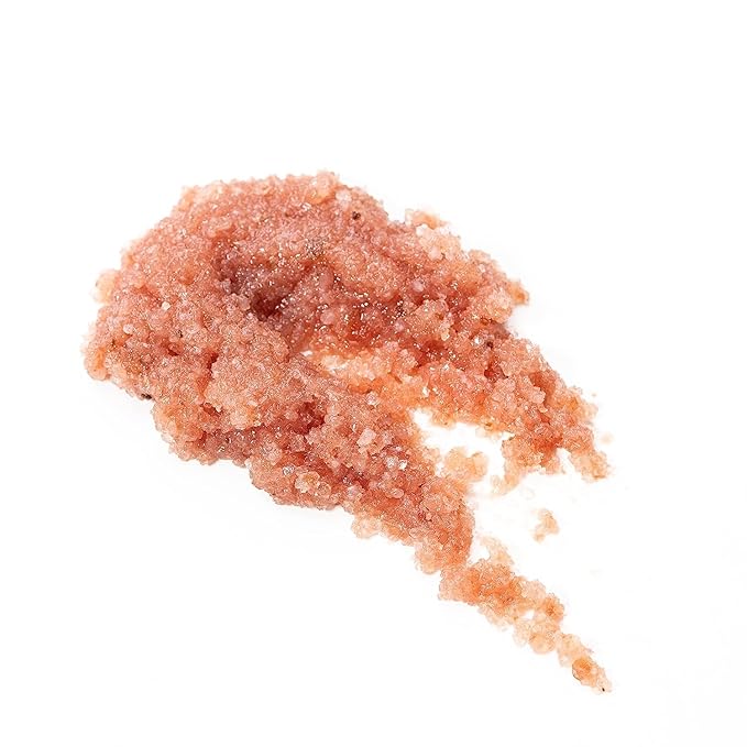 Amira Beauty Dead Sea Salt Body Scrub | Foaming Shower Scrub with Organic Essential Oils | Exfoliates and Moisturizes Skin | 7 OZ (Rose & White Musk)