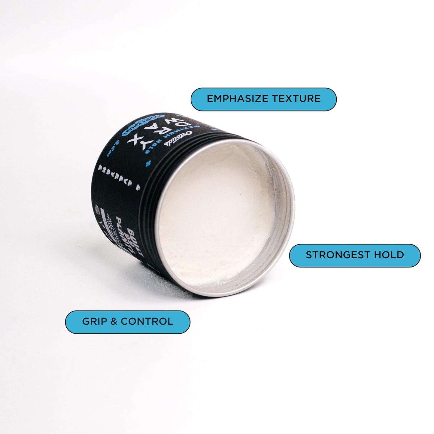 O'Douds Dry Wax - Natural, Dry & Malleable Styling Hair Wax - Strong Hold with a Neutral Finish - Bergamot & Green Tea Scent (4oz.)