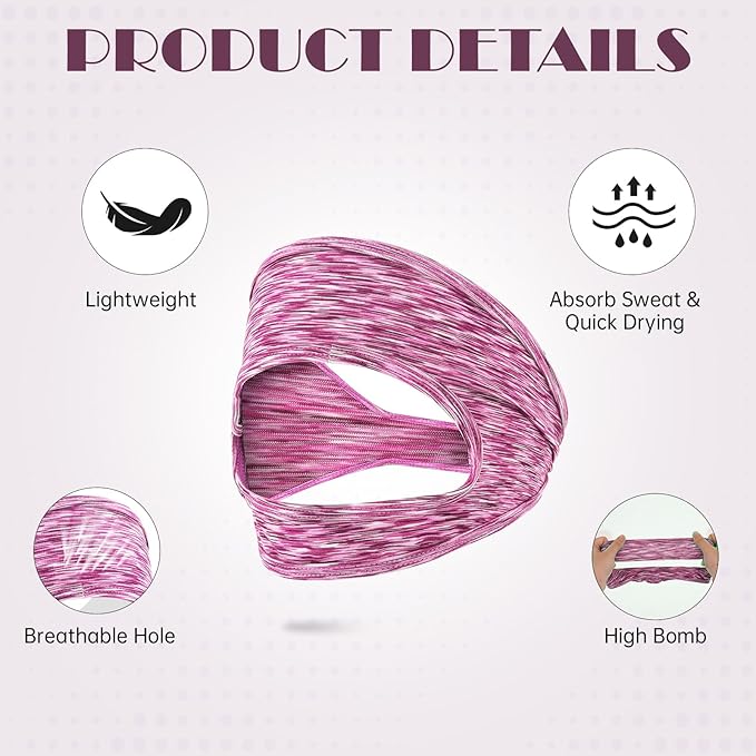 3 Pcs Adjustable VR Eye Mask Breathable VR Sweat Band Eye Face Cover Breathable Sweat Mask Comfortable VR Eye Mask Cover Face Dry Cool VR Sweat Band for Any Head Size Most VR Devices