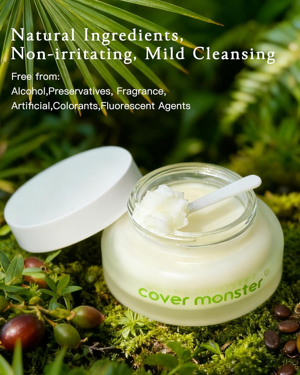 Cleansing Balm, Makeup Remover Balm, Melts Waterproof Makeup & Sunscreen, Deep Pore Cleanse & Hydration, Gentle & Non-Irritating, Made for All Skin Types, Safe for Sensitive Skin