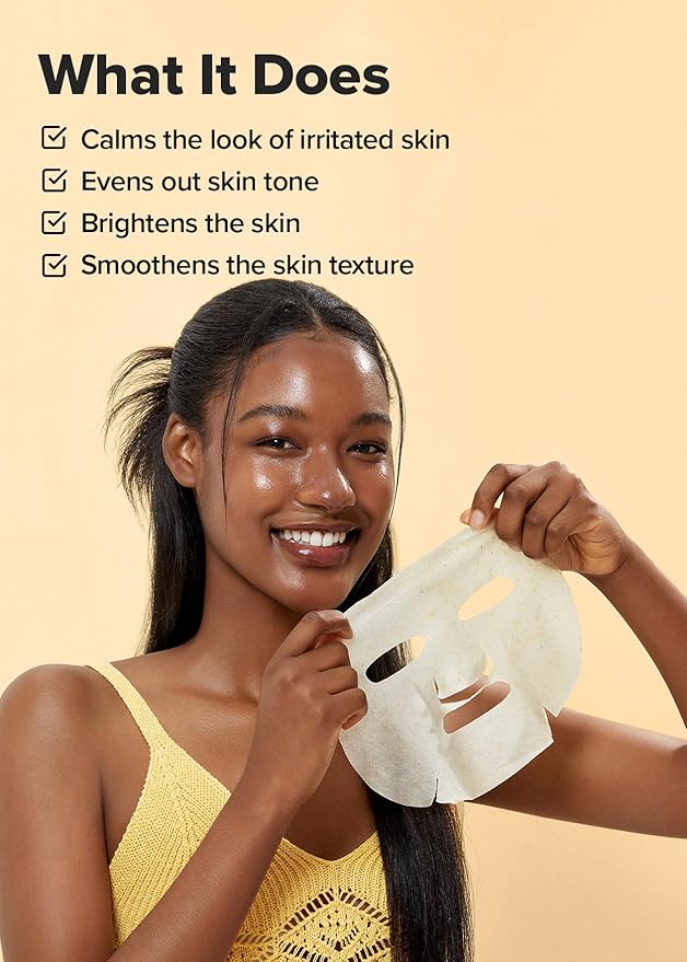 I DEW CARE Real Herb Calendula Sheet Face Mask - Hot As Sheet | Korean Face Masks Skincare, Moisturizing and Calming for Dry Skin with Calendula Flower Extract, 2% Niacinamide, 10EA