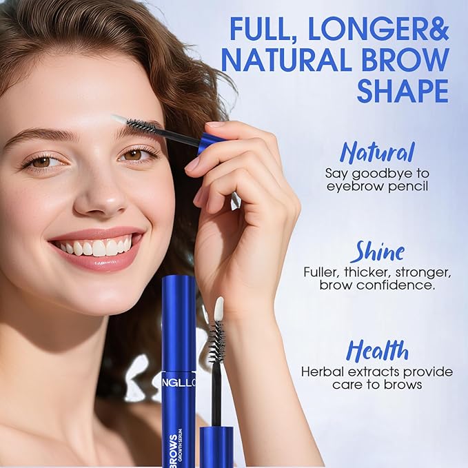 Eyebrow Growth Serum Plant Extracts Brows Growth Serum for Women Regrowth Eyebrow Hair Growth Thicker, Longer, Fuller -5ml