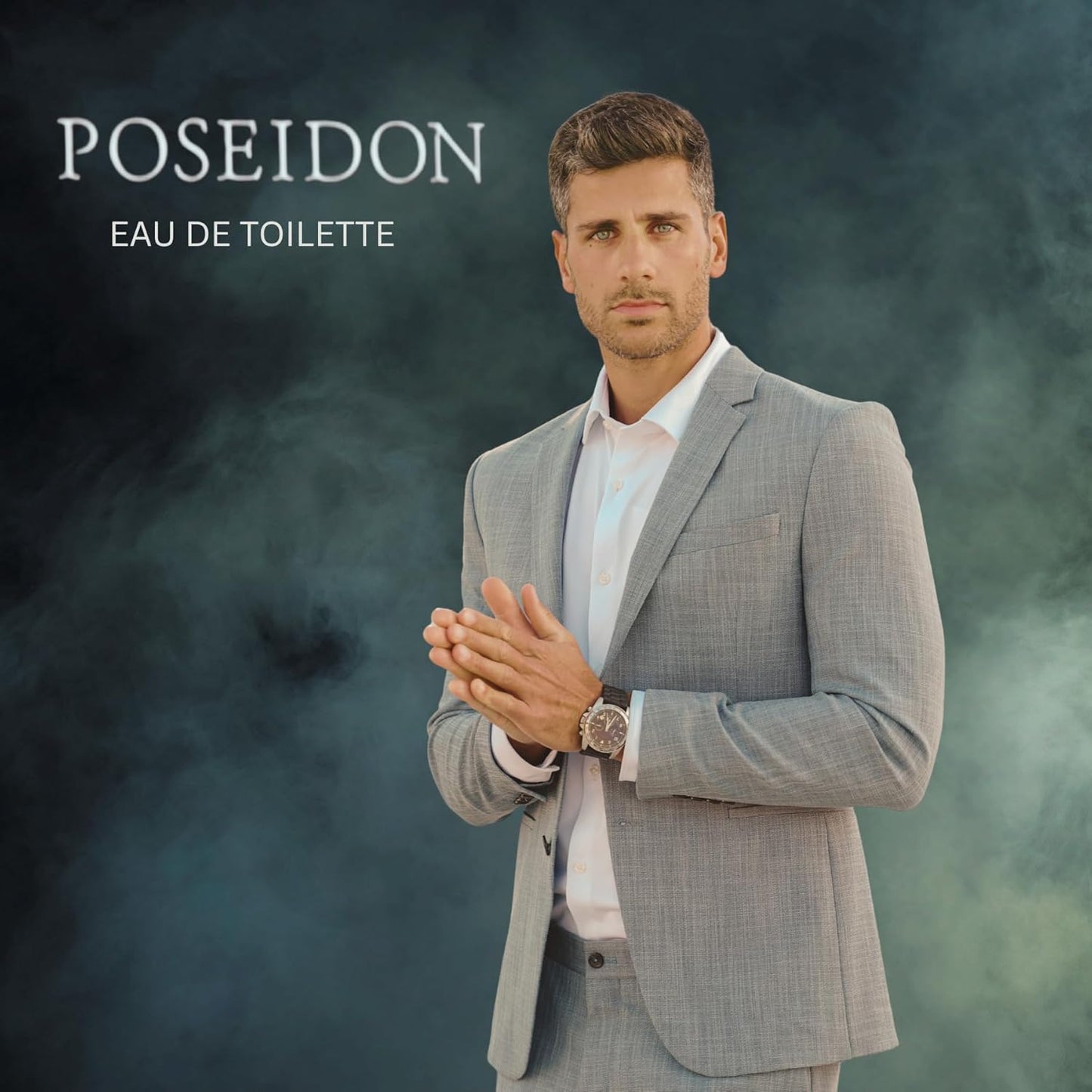 Instituto Español Poseidon Gold Eau de Toilette for Men, Sophisticated and Harmonious Scent for the Modern Man, 150 ml / 5.1 fl oz Spray Bottle, Made in Spain