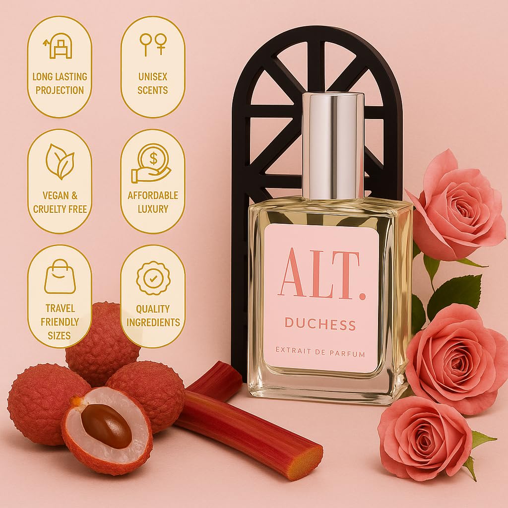 ALT. FRAGRANCES Duchess 60ml Extrait de Parfum for Women – Long Lasting Fragrance, Floral Fruity Scent, Inspired by Delina