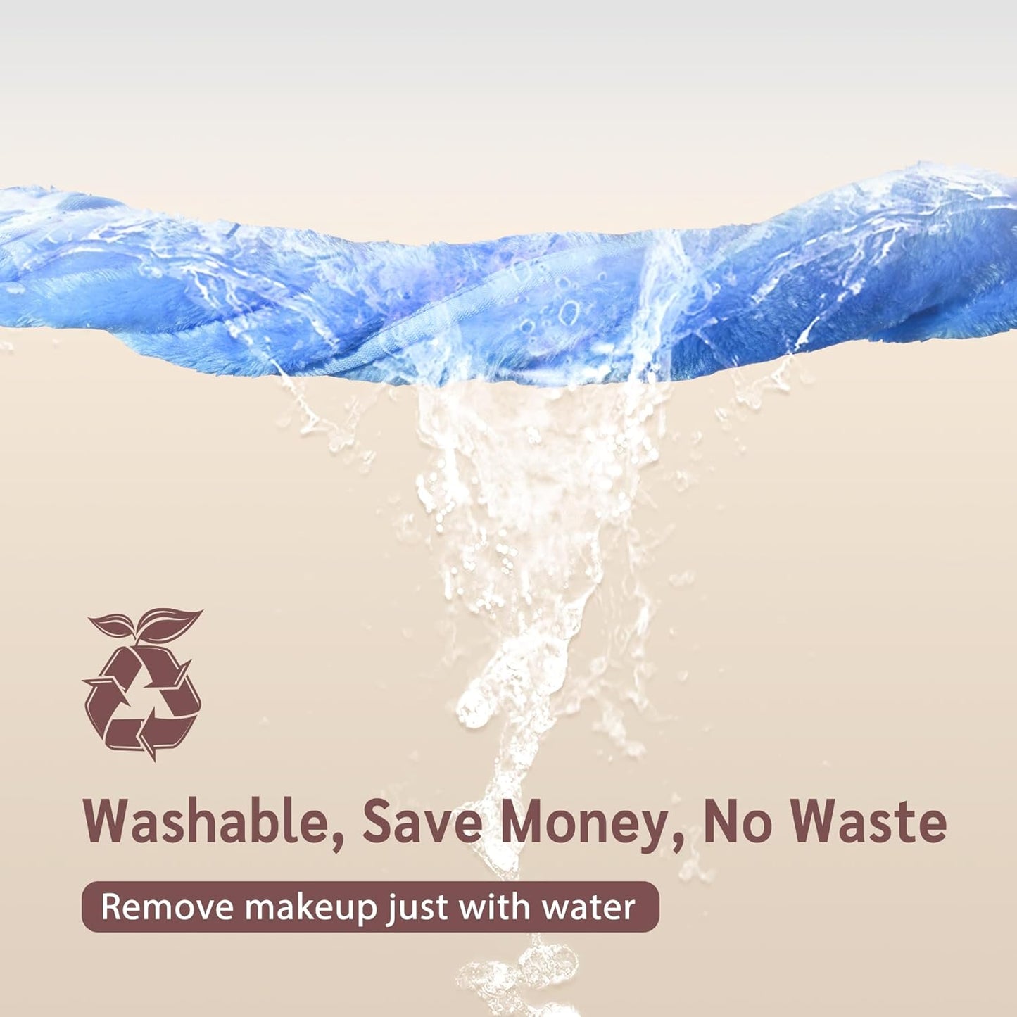 Nugilla Reusable Makeup Remover Cloths, 8 Packs Microfiber Cleaning Cloth Fast Drying Facial Washcloth, Ultra Soft Washing Towel for All Skin, 7 x 13 inch Green/Pink/Blue/White