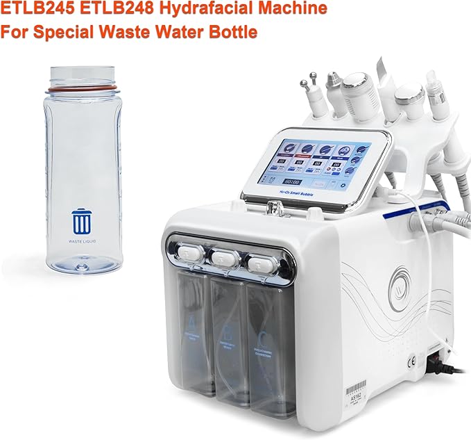Spare Parts A B C Bottle Waste Replacement Parts for Elitzia ETLB245 ETLB248 Hydrofacial Device Beauty Machine