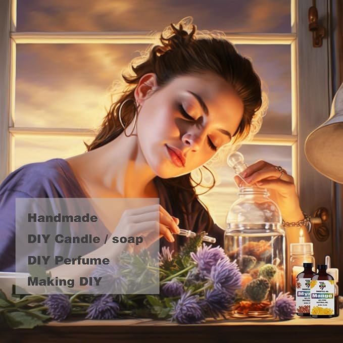 Jasmine Essential Oil (4 oz/120 ml) - Jasmine Oils Used in diffusers, humidifiers, Home Baths, Cleaning Products, Yoga, DIY Soaps and DIY Scented Candles