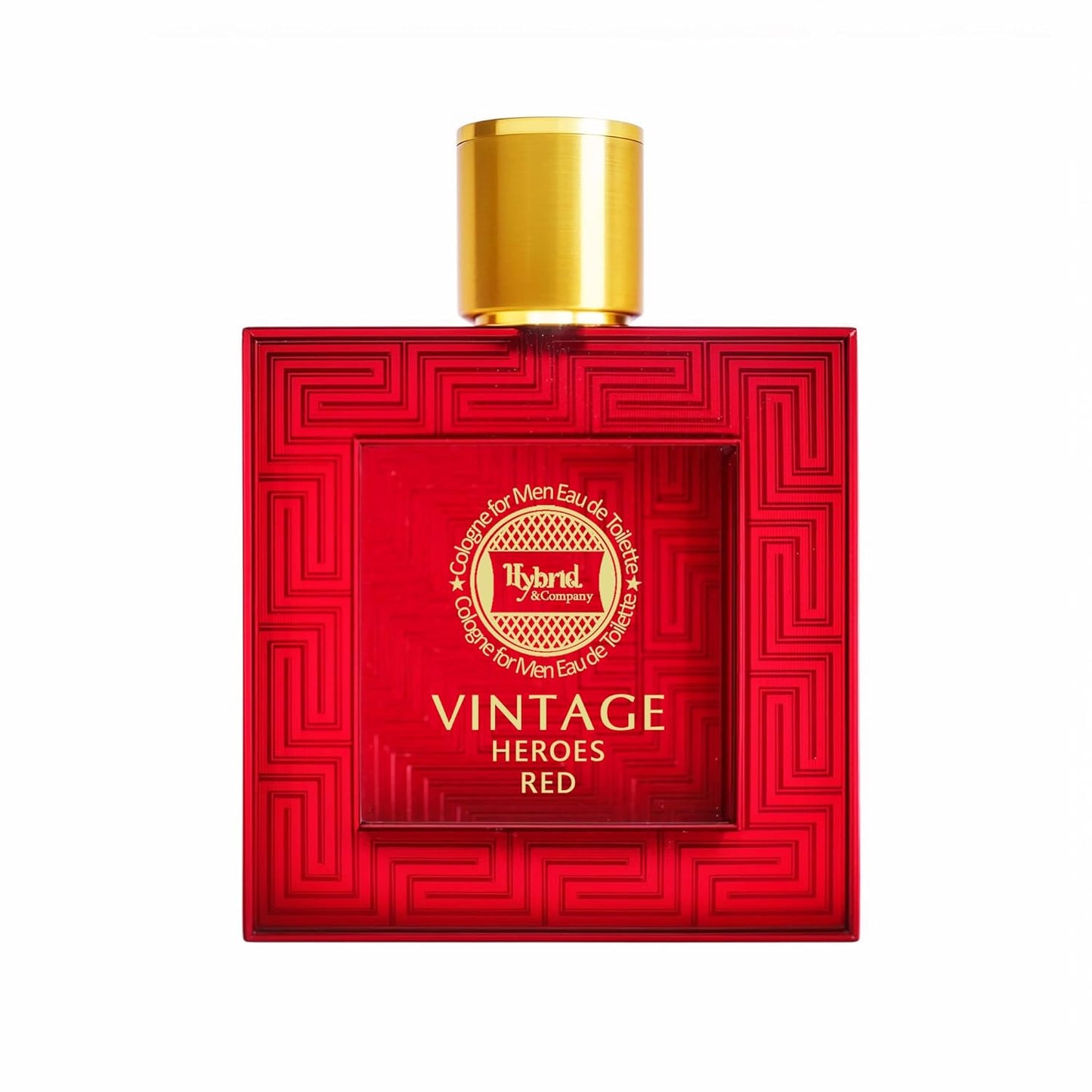 Hybrid & Company Vintage Heroes Red For Men Eau De Toilette Vaporisateur Natural Spray 3.4 Fl Oz