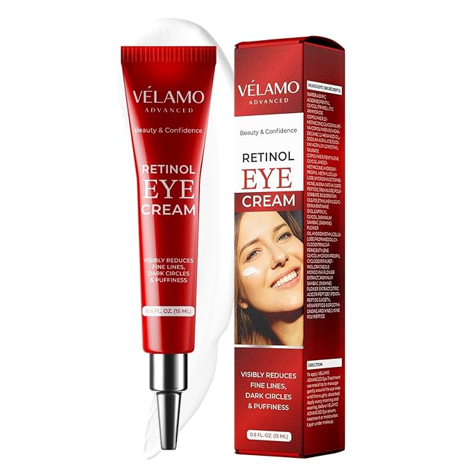 Instant Eye & Face Lift Cream: Rapid Under Eye Bags Wrinkle Smile Lines Forehead Lines Remover - Temporary Firming & Tightening Treatment in 2 Minutes - Retinol Eye Cream Anti Aging Anti Wrinkles 15g