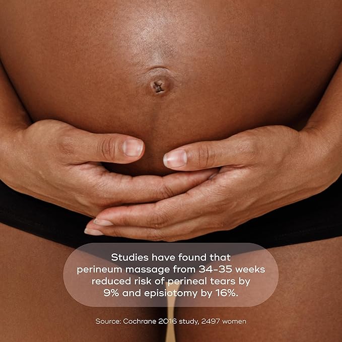 Birth Prep Massage Oil for Pregnancy | Prenatal Skin Prep with Jojoba, Vitamin E & Rosehip | Hydrating, Firming & Moisturizing | Gentle Massage for Birth Recovery & Stretch Support, 30ml