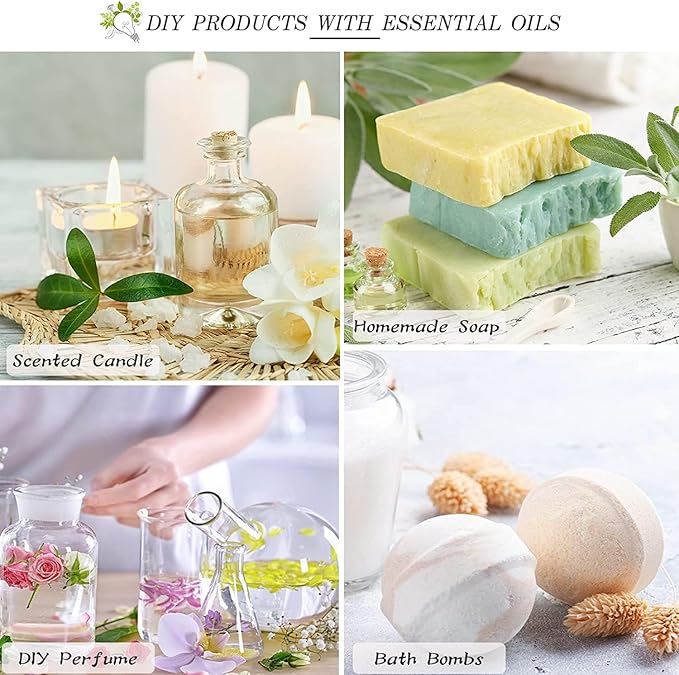 3.38FL.OZ Coconut Fragrance Oils for Aromatherapy, Essential Oils for Diffusers for Home, Perfect for Diffuser, Yoga, Skin Care, DIY Candle and Soap Making - 100ml