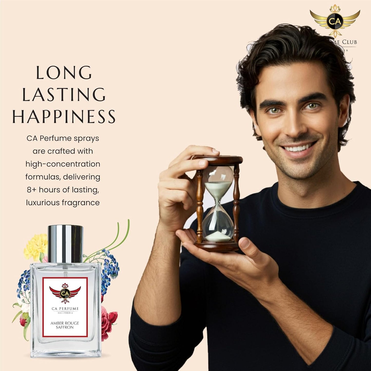 CA Perfume Impression of My Mood & Oud For Men Fragrance Spray 3.4 Fl Oz/100ml-X1